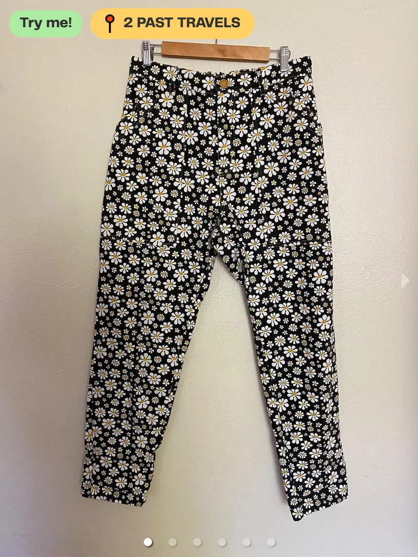 Big Bud Press Pencil Pants in Lazy Daisy
