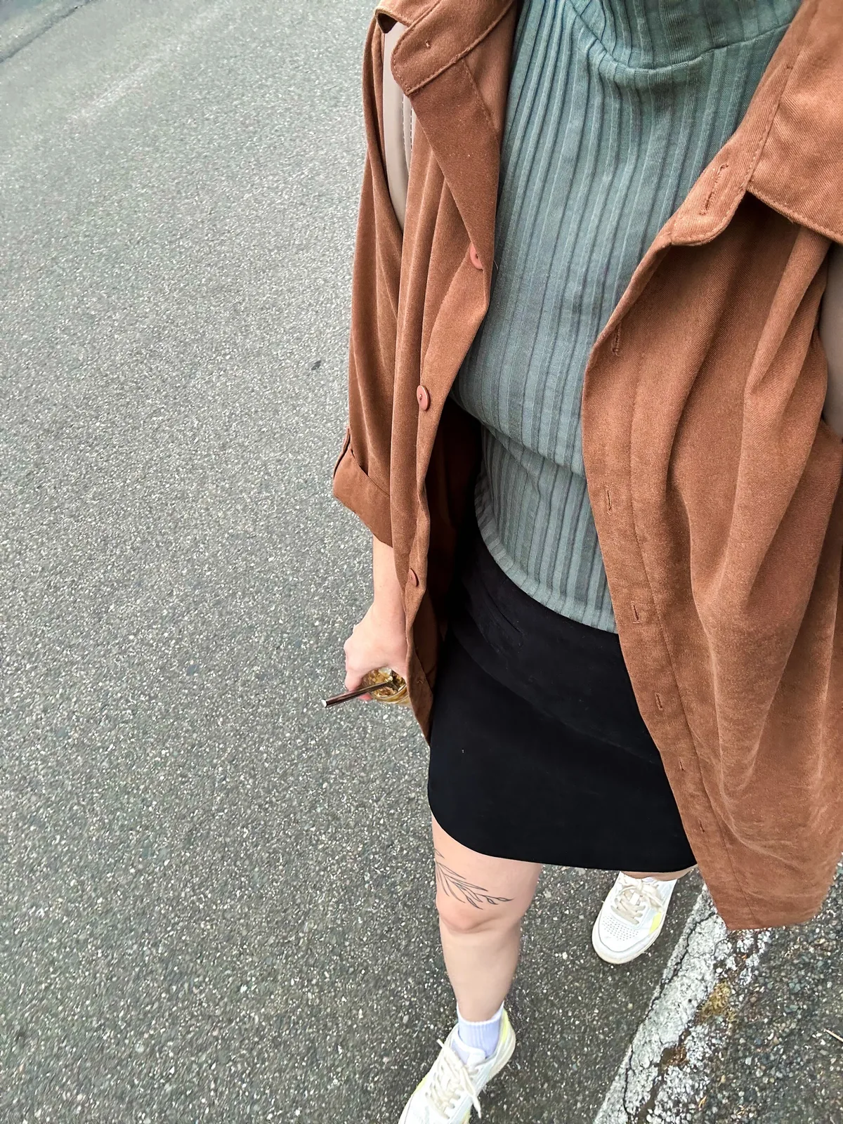 A thrifted vintage jacket too!